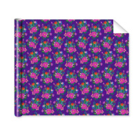 Бумага упаковочная 70*100см "Цветы. Фиолетовые"