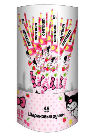 Ручка шар. "Kuromi+My melody" синяя, 0,7мм