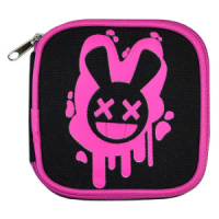 Кошелек (95*95*25) молния, х/б ткань "Гоу крейзи крол"