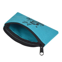 Кошелек (110*80) молния, х/б ткань "Варя путешествует"