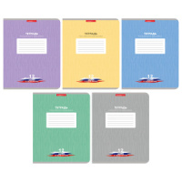 Тетрадь А5 12л узкая лин. Полиграф Принт "Тетрадь российского школьника"