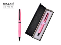 Ручка с пов.мех. в футляре "TRI P" шарик.,0,7мм, металл., синие чернила