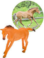 Резиновые животные "Лошадь" ассорти 23см