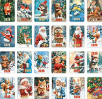 Календарь карманный на 2026 год "Новогодний"  24шт в уп