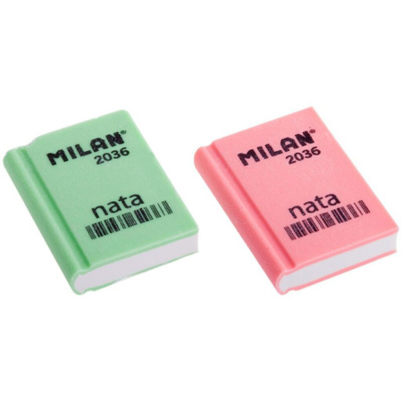 Ластик MILAN книга, из натурального каучука
