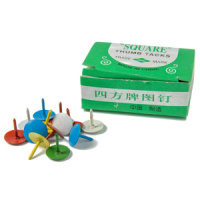 Кнопки гвоздики цветные 50 шт. карт.упак.