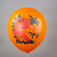 Шар с рисунком 12"  Динозаврики! 30 см 25 шт. в уп.