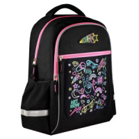 Ранец школьный 31*42*15см Феникс+ "Стрит Арт" полиэстер