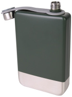 Фляжка  подарочная 270мл "Стиль" зеленая