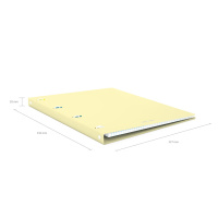 Тетрадь А4 на кольцах  80л кл. Pastel, пластик. обложка, ассорти