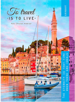 Блокнот А6  40л  "Путешествие по набережной" гребень, клетка