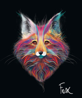 Тетрадь А5 48л кл. ПЗБМ "Фокс" софт-тач, фольга, 5диз.в блоке, бел.100%