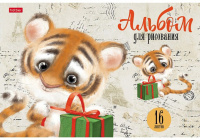 Альбом А4 16л скоба "Зоозаврики"  пл. 100 гр/м