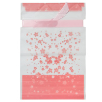 Мешок подарочный ПВХ 15*23см с лентой, ассорти