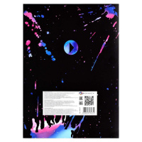 Тетрадь для нот А4  8л., вертик., скоба "Яркие наушники"