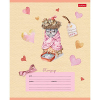 Тетрадь А5 12л лин. Hatber "Совушки-милашки", белизна 98%