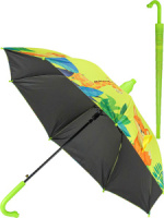 Зонт детский 55см "Веселые животные" трость, ПВХ