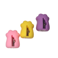 Точилка Egoist "Лапки" 3*3,5 см, ассорти цветов