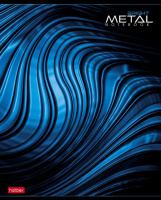 Тетрадь А5  80л кл. Hatber "BrightMetal" металлизация*