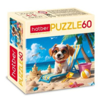 Пазлы   60 элементов  230*165мм.  "Песик на релаксе"