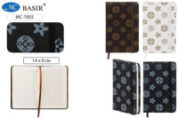 Записная книжка А6  48л. кожзам "Ассорти" кл., резинка