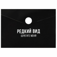 Конверт на кнопке  с рисунком 105*74мм, Фразы с характером