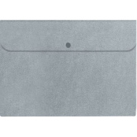 Папка  6 отд. на кнопке, Glitter Shine серебро