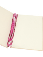 Скетчбук А5  64л., гребень, 100гр/м2 "Розовые мечты - 1" тв.обл.