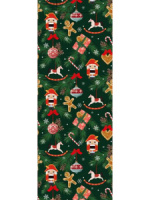 Пакет подар. бум. новогодн. 12*36*8см(под бутылку) 157 гр/м Очаровательная ель