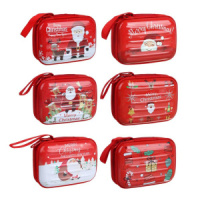 Шкатулка новогодняя 10см , металл, 6 дизайнов