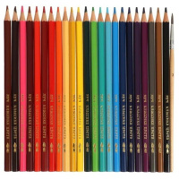 Карандаши цвет. акварельные 24цв  Луч "Классика цвета" с кисточкой