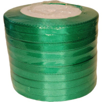 Лента упаковочная атласная  6мм, 22 м морская волна (10шт/уп)