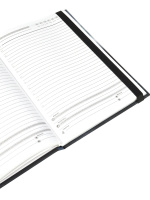 Ежедневник недат. А5 128л., 7БЦ "Ярко-красное авто - 1" софт-тач, резинка