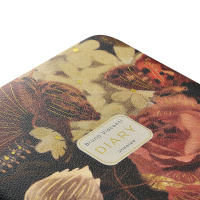 Ежедневник недат. А5+ 120л., тв.обл., иск.кожа "Flora. Lush Bouquet" ляссе