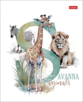 Тетрадь А5  96л кл. Hatber "Из жизни дикой природы" скоба, мат.лам.