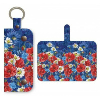 Ключница Маки и ромашки из ПВХ 10,2х5 см