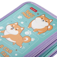 Пенал 3 отд. (190*110*63) молния, лам.картон "Озорной хвостик"