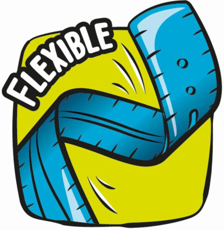 Линейка 15 см, цв.тонир, гибкая, неломающаяся, с двойной градуировкой