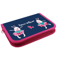 Пенал 1 отд. (190*130) Танцующие зайцы, лам.