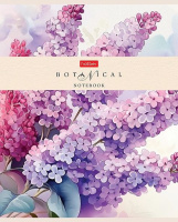 Тетрадь А5 48л кл. Hatber "Ботаника" софт-тач, запечат.оборот, 5 диз.в блоке