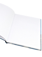 Записная книжка мальчика А5 80л. 7БЦ "Белая акула-1" твин.лак., фольга