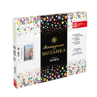 Мозаика алмазная по номерам на холсте 30*40см "Москва. Арбат. by Vlad Kravchuk" с подрамником