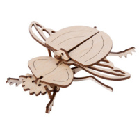 Изготовление модели из дерева "Скарабей" 7*15см