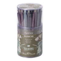 Ручка шар. BV автомат. "FunClick. Top secret" 0.7мм, синяя
