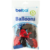 Шар с рисунком 14" "ДР Пират" пастель, 25шт/уп