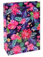 Пакет подар. бумажн. 22*31*10 см, 128 гр/м "Цветочное разнообразие"