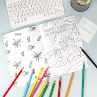 Раскраска "Ироничная раскраска. Коты в отпуске" А5, 24стр.