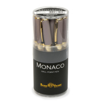 Ручка "Monaco. Серая" шарик., 0,5мм, синие чернила**