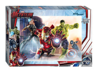 Пазлы  120 элементов 230*165мм. "Мстители-2" 8 видов