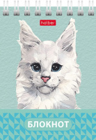 Блокнот А7  40л гребень "Глазки, ушки, носик" кл.